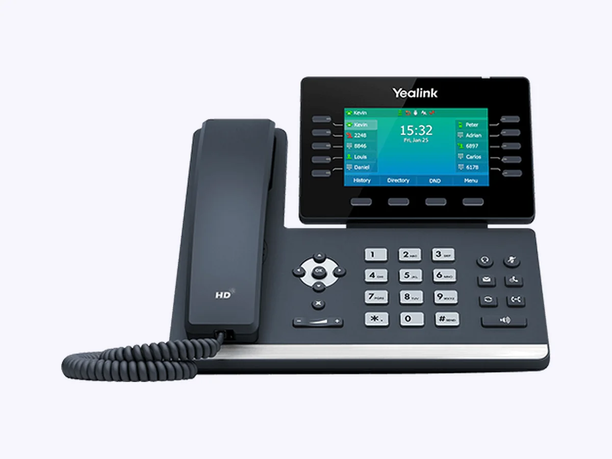 Yealink SIP-T54W Tischtelefon (Produktfoto: Yealink)